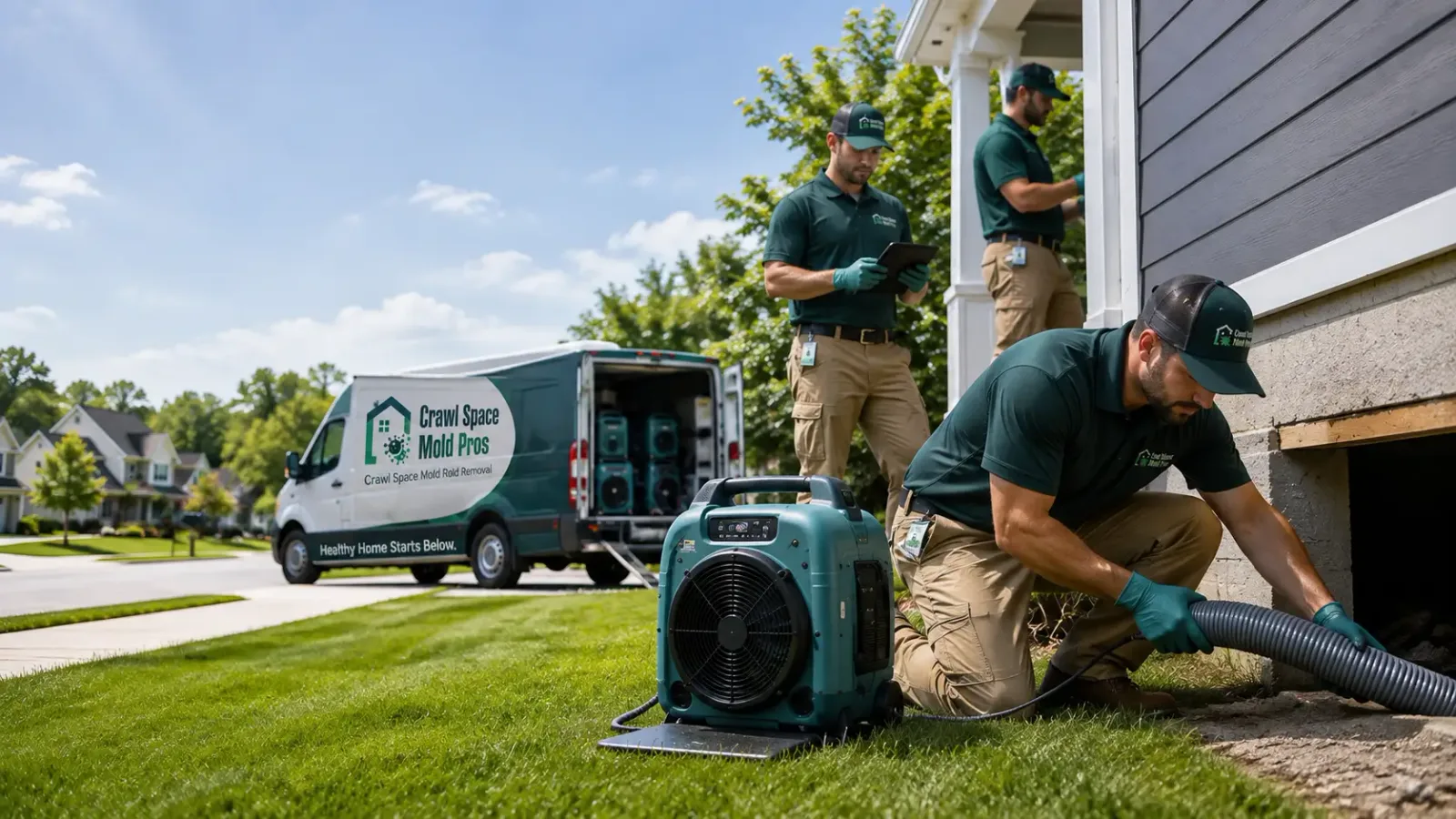 Crawl Space Mold Removal in Norris, IL